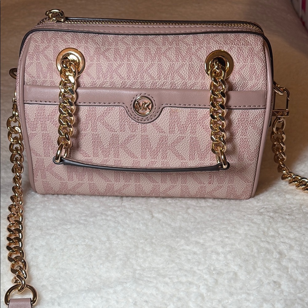 Michael Kors Pink Chain Shoulder Bag